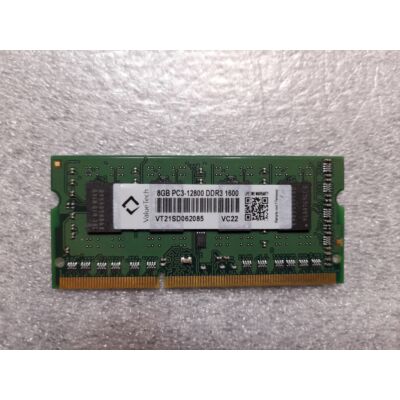 Value Technology 8GB DDR3 1600MHz laptop memória